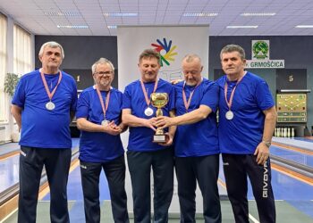 KKG Bilogora, slijeva Dražen Herčeki, Ratko Đuranić, Đuro Major, Stevo Filipović i Marko Plivalić