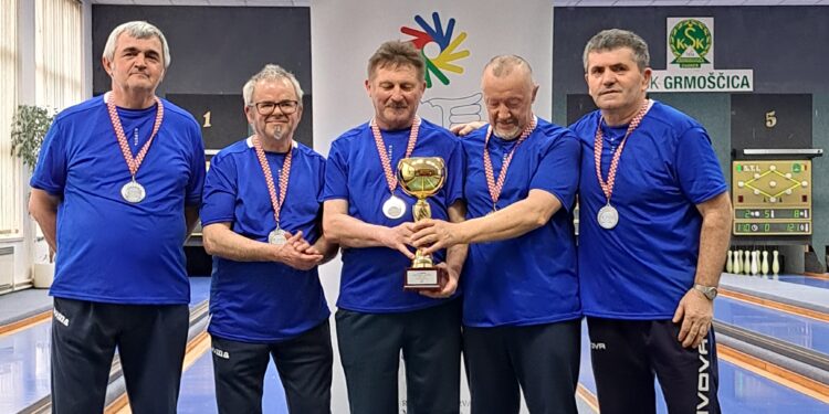 KKG Bilogora, slijeva Dražen Herčeki, Ratko Đuranić, Đuro Major, Stevo Filipović i Marko Plivalić