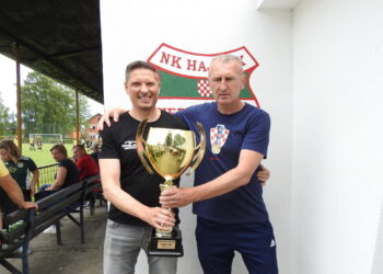 Predsjednik Tihomir Volić i trener Tihomir Pokopac