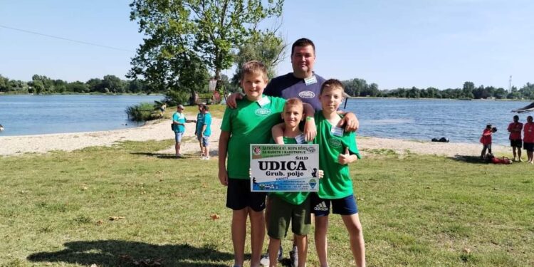 Kadeti ŠRD Udica Grubišno Polje s vodstvom na na Kupu Hrvatske