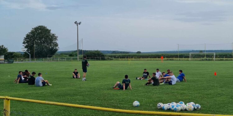 Respektabilan broj juniora na prvom treningu NK Bilo iz Velike Pisanice