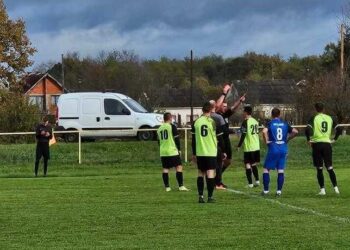 Garić - Graničar, crveni karton gostujućem nogometašu
