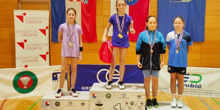 Tia je bila savršena, osvojila je dva zlata za Badminton klub Bjelovar