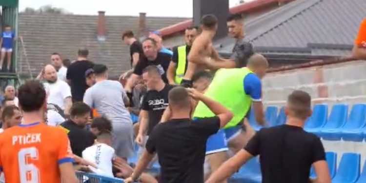 Iz Predavca nam dolazi video sramote; nakon utakmice Dinama i Varteksa krenula je brutalna makljaža