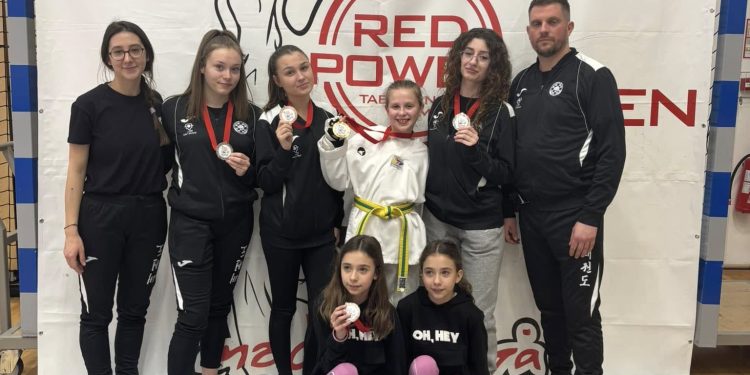 Taekwondo klub Bjelovar pokazao snagu na međunarodnom turniru s pet osvojenih medalja, Zara Tirić zlatna