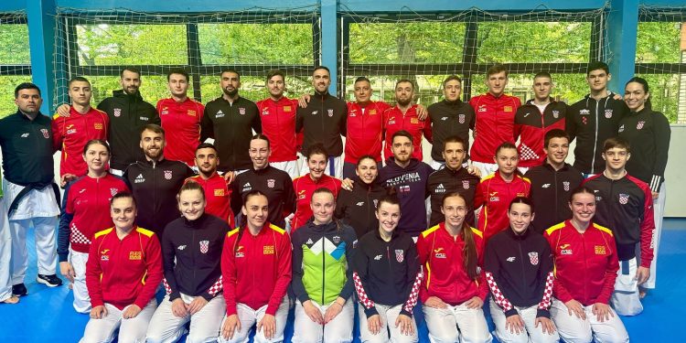 Hrvatska karate reprezentacija priprema se u Daruvaru za nadolazeće Europsko prvenstvo